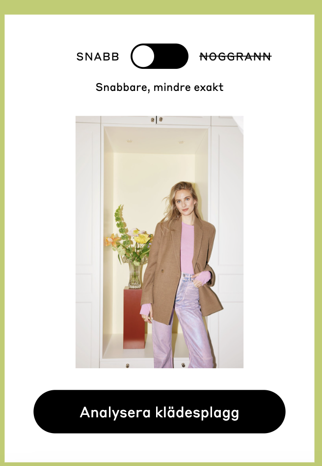 Plagganalys - välj snabb eller noggrann analys